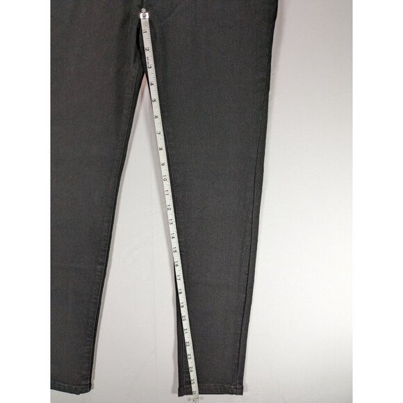 Fashion Nova All The Booty Ripped Skinny Jeans Black Womens 3 Distressed NWT - Picture 5 of 9